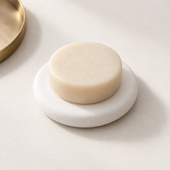 Stone Soap Tray on a porcelain surface