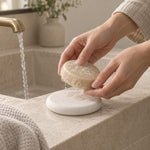 Stone Soap Tray in use at home