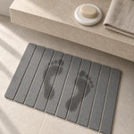 Stone Soap Tray next to the Trivelle stone mat